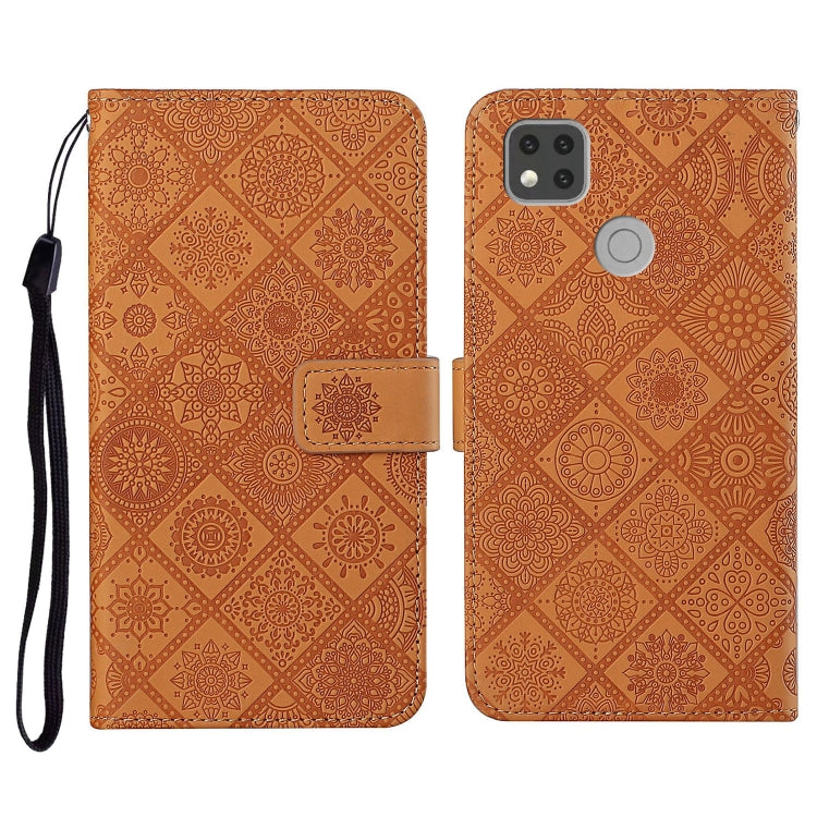 Ethnic Style Embossed Pattern Horizontal Flip Leather Case with Holder & Card Slots & Wallet & Lanyard, For Xiaomi Redmi 9, For Xiaomi Redmi 9A, For Xiaomi Redmi 9C, For Xiaomi Redmi Note 9, For Xiaomi Redmi Note 9 Pro, For Xiaomi Mi 10 5G