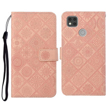Load image into Gallery viewer, Ethnic Style Embossed Pattern Horizontal Flip Leather Case with Holder &amp; Card Slots &amp; Wallet &amp; Lanyard, For Xiaomi Redmi 9, For Xiaomi Redmi 9A, For Xiaomi Redmi 9C, For Xiaomi Redmi Note 9, For Xiaomi Redmi Note 9 Pro, For Xiaomi Mi 10 5G
