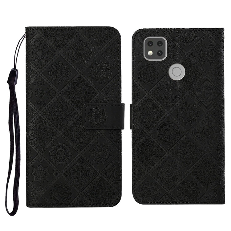 Ethnic Style Embossed Pattern Horizontal Flip Leather Case with Holder & Card Slots & Wallet & Lanyard, For Xiaomi Redmi 9, For Xiaomi Redmi 9A, For Xiaomi Redmi 9C, For Xiaomi Redmi Note 9, For Xiaomi Redmi Note 9 Pro, For Xiaomi Mi 10 5G