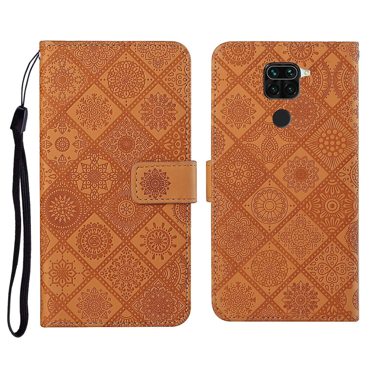 Ethnic Style Embossed Pattern Horizontal Flip Leather Case with Holder & Card Slots & Wallet & Lanyard, For Xiaomi Redmi 9, For Xiaomi Redmi 9A, For Xiaomi Redmi 9C, For Xiaomi Redmi Note 9, For Xiaomi Redmi Note 9 Pro, For Xiaomi Mi 10 5G