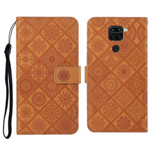 Load image into Gallery viewer, Ethnic Style Embossed Pattern Horizontal Flip Leather Case with Holder &amp; Card Slots &amp; Wallet &amp; Lanyard, For Xiaomi Redmi 9, For Xiaomi Redmi 9A, For Xiaomi Redmi 9C, For Xiaomi Redmi Note 9, For Xiaomi Redmi Note 9 Pro, For Xiaomi Mi 10 5G