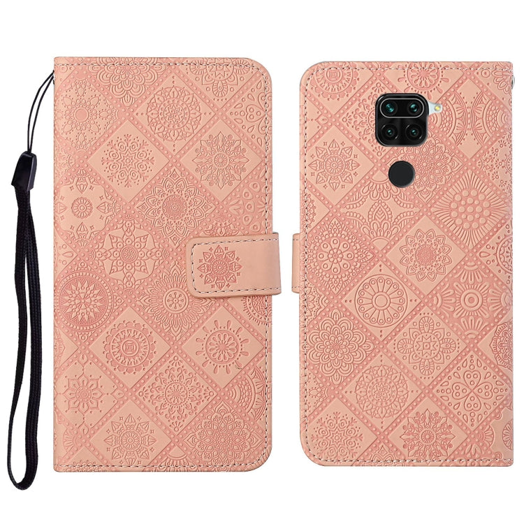Ethnic Style Embossed Pattern Horizontal Flip Leather Case with Holder & Card Slots & Wallet & Lanyard, For Xiaomi Redmi 9, For Xiaomi Redmi 9A, For Xiaomi Redmi 9C, For Xiaomi Redmi Note 9, For Xiaomi Redmi Note 9 Pro, For Xiaomi Mi 10 5G