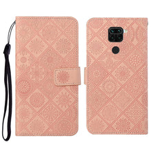 Load image into Gallery viewer, Ethnic Style Embossed Pattern Horizontal Flip Leather Case with Holder &amp; Card Slots &amp; Wallet &amp; Lanyard, For Xiaomi Redmi 9, For Xiaomi Redmi 9A, For Xiaomi Redmi 9C, For Xiaomi Redmi Note 9, For Xiaomi Redmi Note 9 Pro, For Xiaomi Mi 10 5G