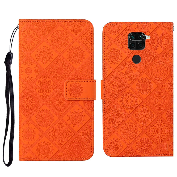 Ethnic Style Embossed Pattern Horizontal Flip Leather Case with Holder & Card Slots & Wallet & Lanyard, For Xiaomi Redmi 9, For Xiaomi Redmi 9A, For Xiaomi Redmi 9C, For Xiaomi Redmi Note 9, For Xiaomi Redmi Note 9 Pro, For Xiaomi Mi 10 5G
