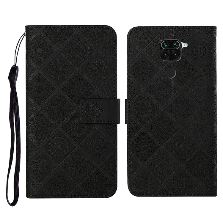 Ethnic Style Embossed Pattern Horizontal Flip Leather Case with Holder & Card Slots & Wallet & Lanyard, For Xiaomi Redmi 9, For Xiaomi Redmi 9A, For Xiaomi Redmi 9C, For Xiaomi Redmi Note 9, For Xiaomi Redmi Note 9 Pro, For Xiaomi Mi 10 5G