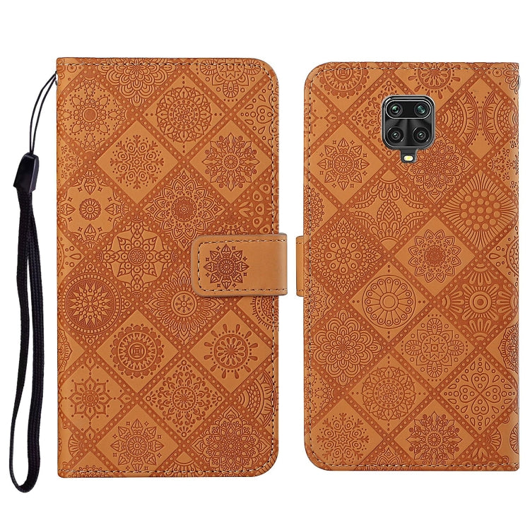 Ethnic Style Embossed Pattern Horizontal Flip Leather Case with Holder & Card Slots & Wallet & Lanyard, For Xiaomi Redmi 9, For Xiaomi Redmi 9A, For Xiaomi Redmi 9C, For Xiaomi Redmi Note 9, For Xiaomi Redmi Note 9 Pro, For Xiaomi Mi 10 5G