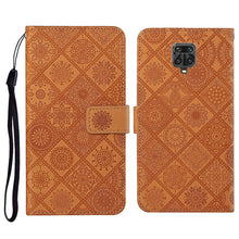 Load image into Gallery viewer, Ethnic Style Embossed Pattern Horizontal Flip Leather Case with Holder &amp; Card Slots &amp; Wallet &amp; Lanyard, For Xiaomi Redmi 9, For Xiaomi Redmi 9A, For Xiaomi Redmi 9C, For Xiaomi Redmi Note 9, For Xiaomi Redmi Note 9 Pro, For Xiaomi Mi 10 5G