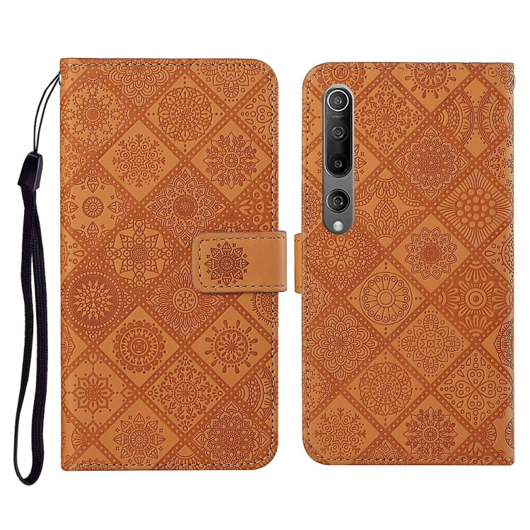Ethnic Style Embossed Pattern Horizontal Flip Leather Case with Holder & Card Slots & Wallet & Lanyard, For Xiaomi Redmi 9, For Xiaomi Redmi 9A, For Xiaomi Redmi 9C, For Xiaomi Redmi Note 9, For Xiaomi Redmi Note 9 Pro, For Xiaomi Mi 10 5G