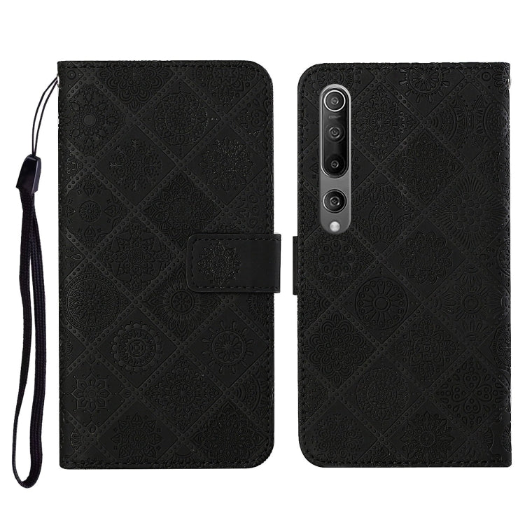 Ethnic Style Embossed Pattern Horizontal Flip Leather Case with Holder & Card Slots & Wallet & Lanyard, For Xiaomi Redmi 9, For Xiaomi Redmi 9A, For Xiaomi Redmi 9C, For Xiaomi Redmi Note 9, For Xiaomi Redmi Note 9 Pro, For Xiaomi Mi 10 5G