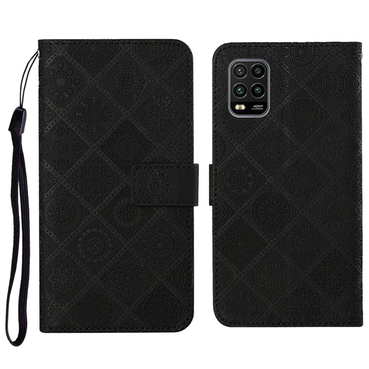 Ethnic Style Embossed Pattern Horizontal Flip Leather Case with Holder & Card Slots & Wallet & Lanyard, For Xiaomi Mi 10 Lite 5G, For Xiaomi Mi 10T 5G, For Xiaomi Mi 10T Lite 5G, For Xiaomi Mi Note 10 Lite, For Xiaomi Mi Note 10 / 10 Pro