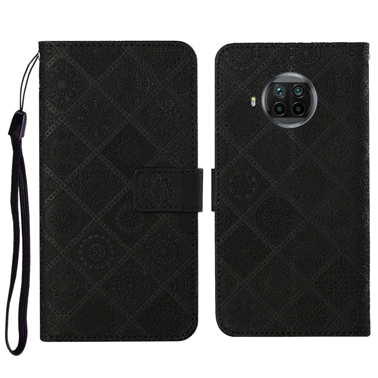 Ethnic Style Embossed Pattern Horizontal Flip Leather Case with Holder & Card Slots & Wallet & Lanyard, For Xiaomi Mi 10 Lite 5G, For Xiaomi Mi 10T 5G, For Xiaomi Mi 10T Lite 5G, For Xiaomi Mi Note 10 Lite, For Xiaomi Mi Note 10 / 10 Pro