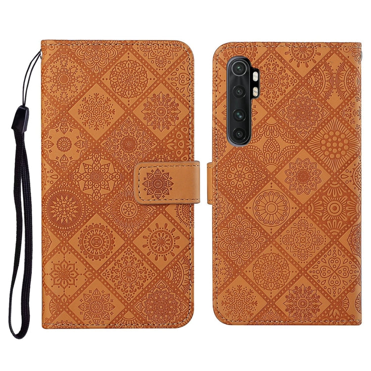 Ethnic Style Embossed Pattern Horizontal Flip Leather Case with Holder & Card Slots & Wallet & Lanyard, For Xiaomi Mi 10 Lite 5G, For Xiaomi Mi 10T 5G, For Xiaomi Mi 10T Lite 5G, For Xiaomi Mi Note 10 Lite, For Xiaomi Mi Note 10 / 10 Pro