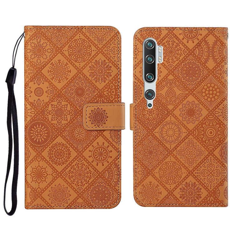 Ethnic Style Embossed Pattern Horizontal Flip Leather Case with Holder & Card Slots & Wallet & Lanyard, For Xiaomi Mi 10 Lite 5G, For Xiaomi Mi 10T 5G, For Xiaomi Mi 10T Lite 5G, For Xiaomi Mi Note 10 Lite, For Xiaomi Mi Note 10 / 10 Pro