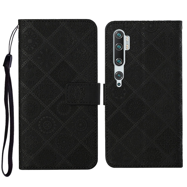 Ethnic Style Embossed Pattern Horizontal Flip Leather Case with Holder & Card Slots & Wallet & Lanyard, For Xiaomi Mi 10 Lite 5G, For Xiaomi Mi 10T 5G, For Xiaomi Mi 10T Lite 5G, For Xiaomi Mi Note 10 Lite, For Xiaomi Mi Note 10 / 10 Pro