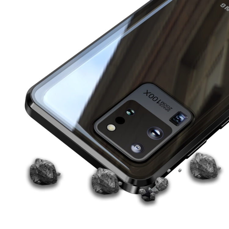 Magnetic Metal Frame Double-sided Tempered Glass Case, For Samsung Galaxy S20, For Samsung Galaxy S20+, For Samsung Galaxy S20 Ultra, For Samsung Galaxy S20 FE