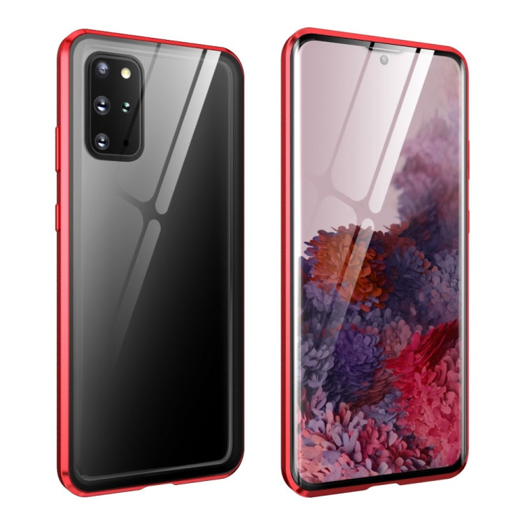 Magnetic Metal Frame Double-sided Tempered Glass Case, For Samsung Galaxy S20, For Samsung Galaxy S20+, For Samsung Galaxy S20 Ultra, For Samsung Galaxy S20 FE