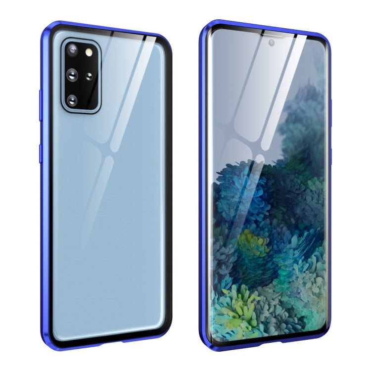 Magnetic Metal Frame Double-sided Tempered Glass Case, For Samsung Galaxy S20, For Samsung Galaxy S20+, For Samsung Galaxy S20 Ultra, For Samsung Galaxy S20 FE