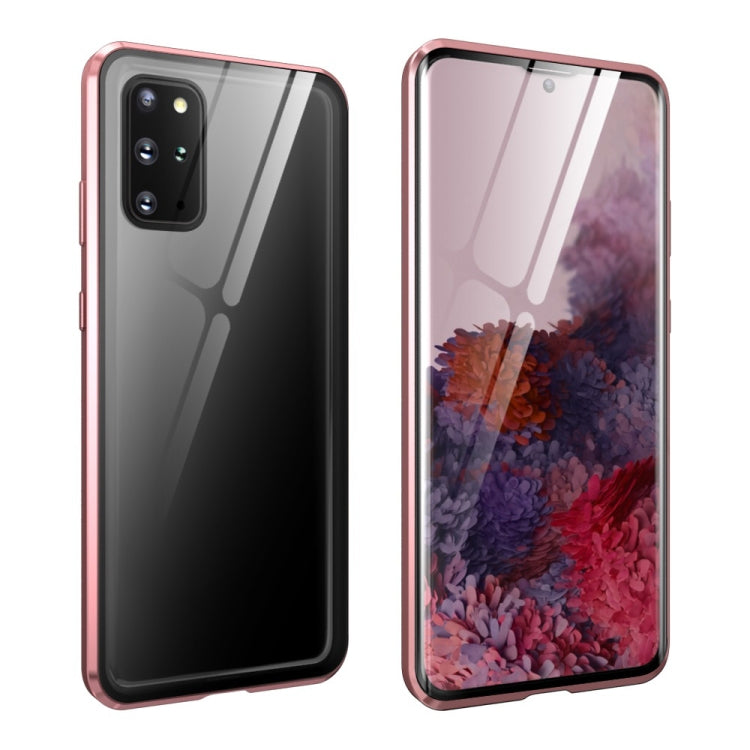 Magnetic Metal Frame Double-sided Tempered Glass Case, For Samsung Galaxy S20, For Samsung Galaxy S20+, For Samsung Galaxy S20 Ultra, For Samsung Galaxy S20 FE