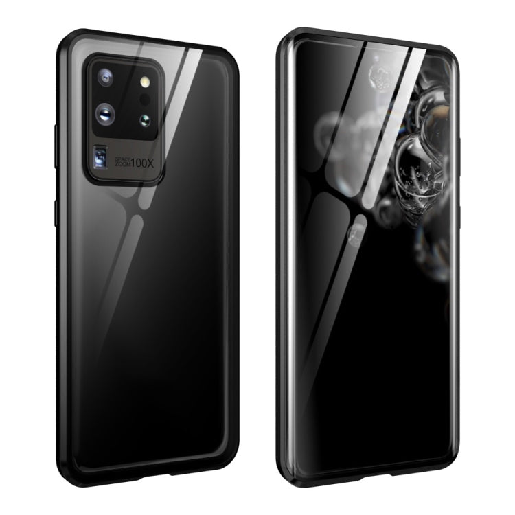 Magnetic Metal Frame Double-sided Tempered Glass Case, For Samsung Galaxy S20, For Samsung Galaxy S20+, For Samsung Galaxy S20 Ultra, For Samsung Galaxy S20 FE