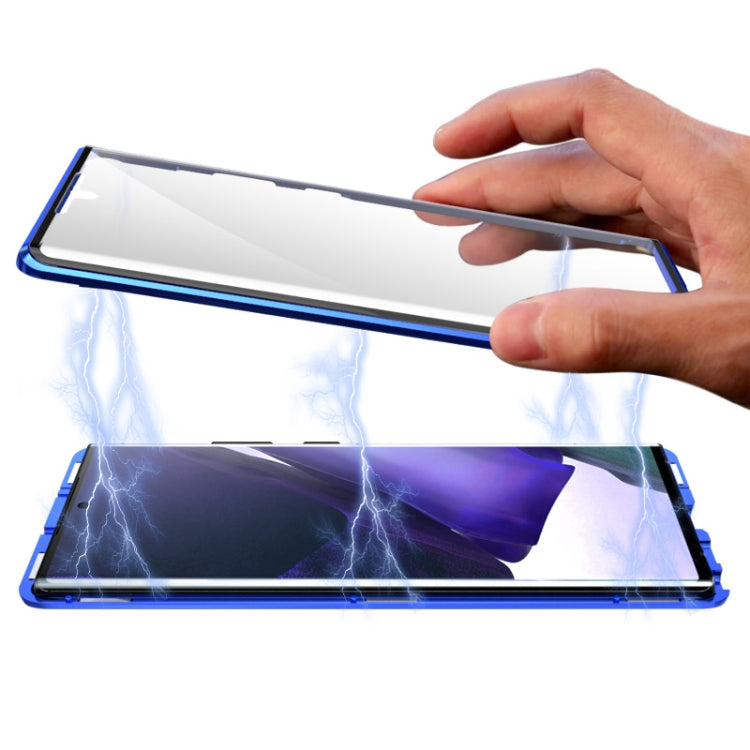 Magnetic Metal Frame Double-sided Tempered Glass Case, For Samsung Galaxy Note20, For Samsung Galaxy Note20 Ultra