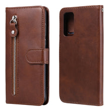 Load image into Gallery viewer, Fashion Calf Texture Zipper Horizontal Flip Leather Case with Stand &amp; Card Slots &amp; Wallet Function, For Samsung Galaxy S20 FE, For Xiaomi Poco X3 NFC