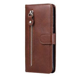 Fashion Calf Texture Zipper Horizontal Flip Leather Case with Stand & Card Slots & Wallet Function, For Samsung Galaxy S20 FE, For Xiaomi Poco X3 NFC