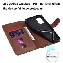 Load image into Gallery viewer, Fashion Calf Texture Zipper Horizontal Flip Leather Case with Stand &amp; Card Slots &amp; Wallet Function, For Samsung Galaxy S20 FE, For Xiaomi Poco X3 NFC