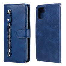 Load image into Gallery viewer, Fashion Calf Texture Zipper Horizontal Flip Leather Case with Stand &amp; Card Slots &amp; Wallet Function, For Samsung Galaxy S20 FE, For Xiaomi Poco X3 NFC