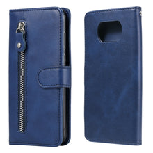 Load image into Gallery viewer, Fashion Calf Texture Zipper Horizontal Flip Leather Case with Stand &amp; Card Slots &amp; Wallet Function, For Samsung Galaxy S20 FE, For Xiaomi Poco X3 NFC