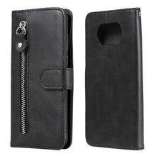 Load image into Gallery viewer, Fashion Calf Texture Zipper Horizontal Flip Leather Case with Stand &amp; Card Slots &amp; Wallet Function, For Samsung Galaxy S20 FE, For Xiaomi Poco X3 NFC