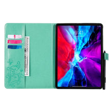 Load image into Gallery viewer, Pressed Printing Butterfly Pattern Horizontal Flip Leather Case with Holder &amp; Card Slots &amp; Wallet &amp; Sleep / Wake-up Function, For iPad Air 2022 / 2020 10.9 /iPad Pro 11 2020 / 2018, For Lenovo Tab M10 Plus TB-X606F, For Samsung Galaxy S6 Lite P610     ...