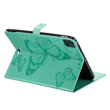 Load image into Gallery viewer, Pressed Printing Butterfly Pattern Horizontal Flip Leather Case with Holder &amp; Card Slots &amp; Wallet &amp; Sleep / Wake-up Function, For iPad Air 2022 / 2020 10.9 /iPad Pro 11 2020 / 2018, For Lenovo Tab M10 Plus TB-X606F, For Samsung Galaxy S6 Lite P610     ...