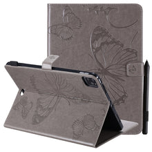 Load image into Gallery viewer, Pressed Printing Butterfly Pattern Horizontal Flip Leather Case with Holder &amp; Card Slots &amp; Wallet &amp; Sleep / Wake-up Function, For iPad Air 2022 / 2020 10.9 /iPad Pro 11 2020 / 2018, For Lenovo Tab M10 Plus TB-X606F, For Samsung Galaxy S6 Lite P610     ...
