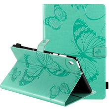 Load image into Gallery viewer, Pressed Printing Butterfly Pattern Horizontal Flip Leather Case with Holder &amp; Card Slots &amp; Wallet &amp; Sleep / Wake-up Function, For iPad Air 2022 / 2020 10.9 /iPad Pro 11 2020 / 2018, For Lenovo Tab M10 Plus TB-X606F, For Samsung Galaxy S6 Lite P610     ...