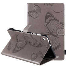 Load image into Gallery viewer, Pressed Printing Butterfly Pattern Horizontal Flip Leather Case with Holder &amp; Card Slots &amp; Wallet &amp; Sleep / Wake-up Function, For iPad Air 2022 / 2020 10.9 /iPad Pro 11 2020 / 2018, For Lenovo Tab M10 Plus TB-X606F, For Samsung Galaxy S6 Lite P610     ...