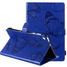 Load image into Gallery viewer, Pressed Printing Butterfly Pattern Horizontal Flip Leather Case with Holder &amp; Card Slots &amp; Wallet &amp; Sleep / Wake-up Function, For iPad Air 2022 / 2020 10.9 /iPad Pro 11 2020 / 2018, For Lenovo Tab M10 Plus TB-X606F, For Samsung Galaxy S6 Lite P610     ...