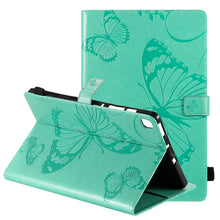 Load image into Gallery viewer, Pressed Printing Butterfly Pattern Horizontal Flip Leather Case with Holder &amp; Card Slots &amp; Wallet &amp; Sleep / Wake-up Function, For iPad Air 2022 / 2020 10.9 /iPad Pro 11 2020 / 2018, For Lenovo Tab M10 Plus TB-X606F, For Samsung Galaxy S6 Lite P610     ...