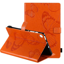Load image into Gallery viewer, Pressed Printing Butterfly Pattern Horizontal Flip Leather Case with Holder &amp; Card Slots &amp; Wallet &amp; Sleep / Wake-up Function, For iPad Air 2022 / 2020 10.9 /iPad Pro 11 2020 / 2018, For Lenovo Tab M10 Plus TB-X606F, For Samsung Galaxy S6 Lite P610     ...