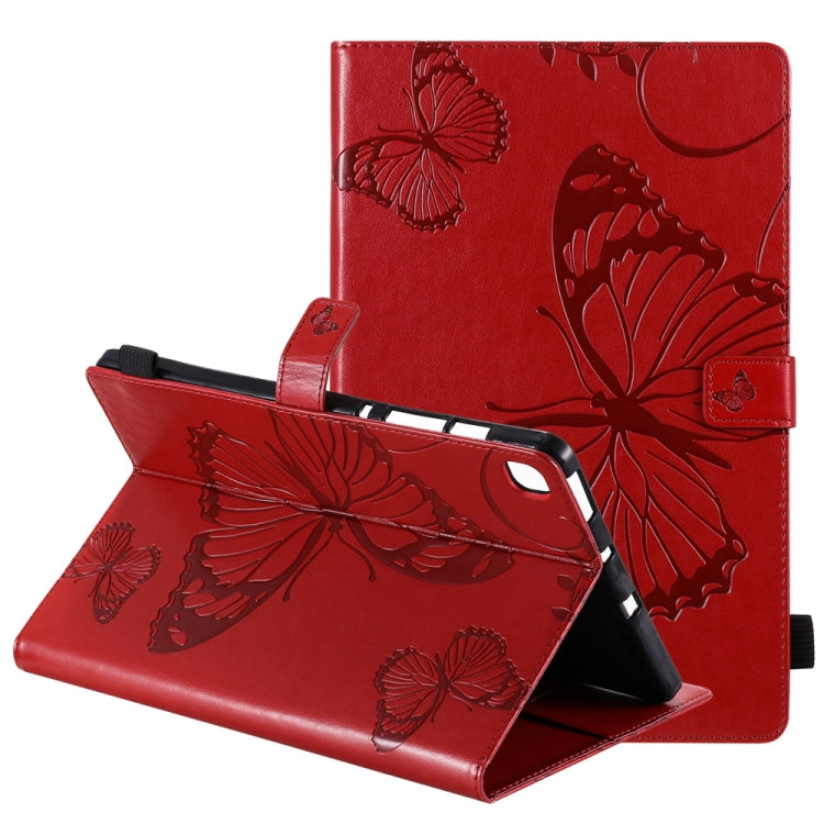Pressed Printing Butterfly Pattern Horizontal Flip Leather Case with Holder & Card Slots & Wallet & Sleep / Wake-up Function, For iPad Air 2022 / 2020 10.9 /iPad Pro 11 2020 / 2018, For Lenovo Tab M10 Plus TB-X606F, For Samsung Galaxy S6 Lite P610     ...