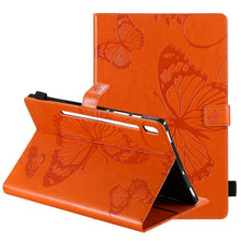 Load image into Gallery viewer, Pressed Printing Butterfly Pattern Horizontal Flip Leather Case with Holder &amp; Card Slots &amp; Wallet &amp; Sleep / Wake-up Function, For iPad Air 2022 / 2020 10.9 /iPad Pro 11 2020 / 2018, For Lenovo Tab M10 Plus TB-X606F, For Samsung Galaxy S6 Lite P610     ...