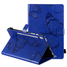 Load image into Gallery viewer, Pressed Printing Butterfly Pattern Horizontal Flip Leather Case with Holder &amp; Card Slots &amp; Wallet &amp; Sleep / Wake-up Function, For iPad Air 2022 / 2020 10.9 /iPad Pro 11 2020 / 2018, For Lenovo Tab M10 Plus TB-X606F, For Samsung Galaxy S6 Lite P610     ...