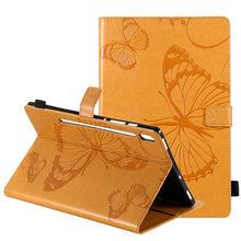 Load image into Gallery viewer, Pressed Printing Butterfly Pattern Horizontal Flip Leather Case with Holder &amp; Card Slots &amp; Wallet &amp; Sleep / Wake-up Function, For iPad Air 2022 / 2020 10.9 /iPad Pro 11 2020 / 2018, For Lenovo Tab M10 Plus TB-X606F, For Samsung Galaxy S6 Lite P610     ...