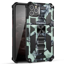 Load image into Gallery viewer, Camouflage Armor Shockproof TPU + PC Magnetic Protective Case with Holder, For iPhone 12 / 12 Pro, For iPhone 12 Pro Max, For iPhone 12 mini