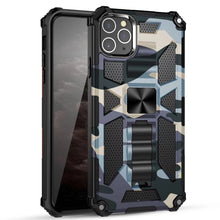 Load image into Gallery viewer, Camouflage Armor Shockproof TPU + PC Magnetic Protective Case with Holder, For iPhone 12 Pro Max, For iPhone 12 / 12 Pro