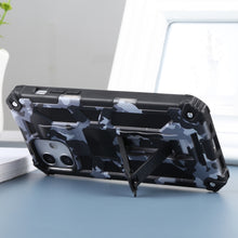 Load image into Gallery viewer, Camouflage Armor Shockproof TPU + PC Magnetic Protective Case with Holder, For iPhone 12 / 12 Pro, For iPhone 12 Pro Max, For iPhone 12 mini