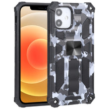 Load image into Gallery viewer, Camouflage Armor Shockproof TPU + PC Magnetic Protective Case with Holder, For iPhone 12 Pro Max, For iPhone 12 / 12 Pro