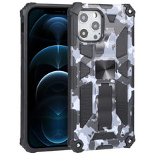 Load image into Gallery viewer, Camouflage Armor Shockproof TPU + PC Magnetic Protective Case with Holder, For iPhone 12 Pro Max, For iPhone 12 / 12 Pro