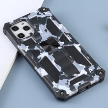 Load image into Gallery viewer, Camouflage Armor Shockproof TPU + PC Magnetic Protective Case with Holder, For iPhone 12 Pro Max, For iPhone 12 / 12 Pro