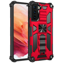 Load image into Gallery viewer, Shockproof TPU + PC Magnetic Protective Case with Holder, For Samsung Galaxy S21 5G