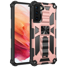 Load image into Gallery viewer, Shockproof TPU + PC Magnetic Protective Case with Holder, For Samsung Galaxy S21 5G